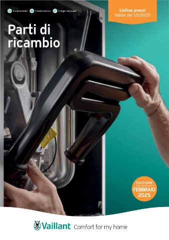 vaillant - listino ricambi febbraio 2025 vaillant - listino ricambi febbraio 2025